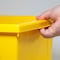 Storex Storage Bin, Polypropylene, Yellow, 3 PK 61453U06C - alternate 9